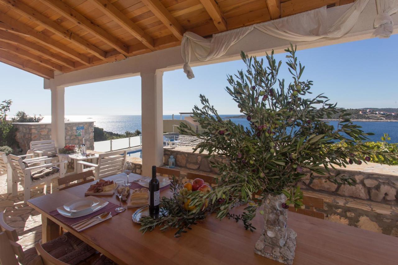 Villa, Stone House With Swimming Pool & Sauna, Beach, Sevid Eksteriør bilde